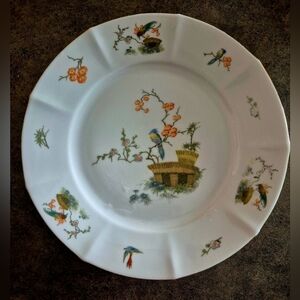 Vintage Eamag Bavaria Somerset Porcelain Plate | German Fine China | Bird Floral